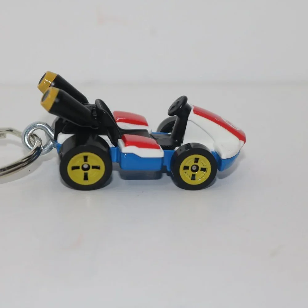 💥HP💥 Hot Wheels Screen Time Mario standard Kart CUSTOM keychain